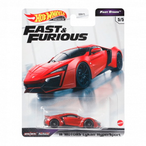 Машинка Premium Hot Wheels Lykan Hypersport W Motors Lykan Hypersport Fast & Furious GRL70 Red Новий