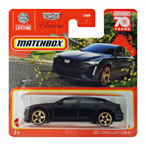 Машинка Велике Місто Matchbox 2021 Cadillac CT5-V Highway 1:64 HLC81 Black - Retromagaz