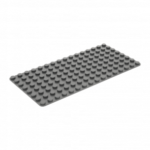 Пластина Lego Базова 2шт 8 x 16 3865 4226978 Dark Bluish Grey Б/У - Retromagaz