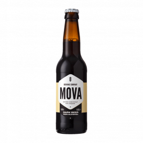 Пиво Безалкогольное MOVA Dark Non-Alcohol Темное Нефильтрованное 330ml - Retromagaz