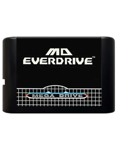 Флеш Картридж Everdrive Mega Drive MD 4Gb 1000 in 1 Standart Free Black Английская Версия Cartridge Новый - Retromagaz