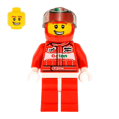 Фигурка Lego Series 3 Race Car Driver Collectible Minifigures col040 2 Б/У - Retromagaz