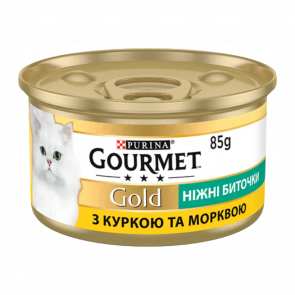 Влажный Корм для Кошек Gourmet Gold Курица та Морковь 85g