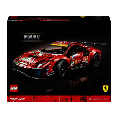 Конструктор Lego Ferrari 488 GTE AF Corse №51 Technic 42125 Новый - Retromagaz