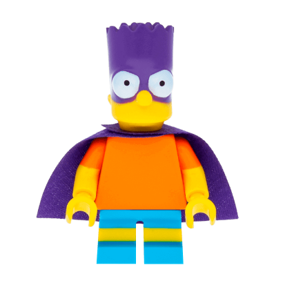 Фигурка Lego The Simpsons Bart as Bartman Cartoons sim031 Б/У - Retromagaz