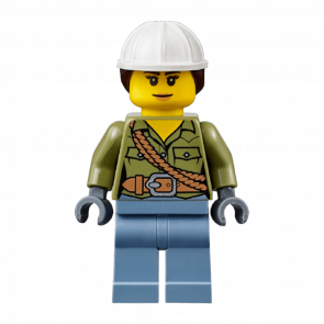 Фигурка Lego Volcano Explorers 973pb2471 Female Shirt with Belt and Shoulder Ropes City cty0687 Б/У - Retromagaz