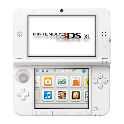 Консоль Nintendo 3DS XL Модифицированная 32GB Mint White + 10 Встроенных Игр Б/У - Retromagaz