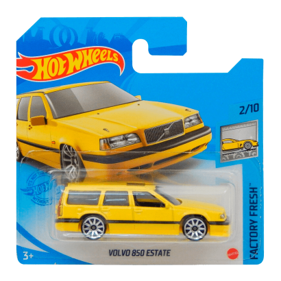 Машинка Базовая Hot Wheels Volvo 850 Estate Factory Fresh 1:64 GTC62 Yellow - Retromagaz