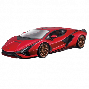 Машинка Bburago Lamborghini Sian FKP 37 1:24 Red - Retromagaz