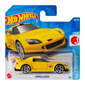 Машинка Базовая Hot Wheels Honda S2000 J-Imports 1:64 HCV85 Yellow