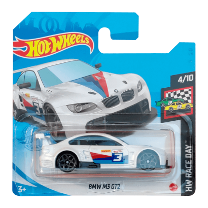 Машинка Базова Hot Wheels BMW M3 GT2 Race Day 1:64 GTC82 White - Retromagaz