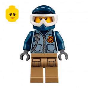 Фігурка Lego Police 973pb3010 Mountain Officer Female City cty0854 Б/У