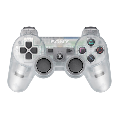 Геймпад Беспроводной Sony PlayStation 3 DualShock 3 Clear White Б/У - Retromagaz