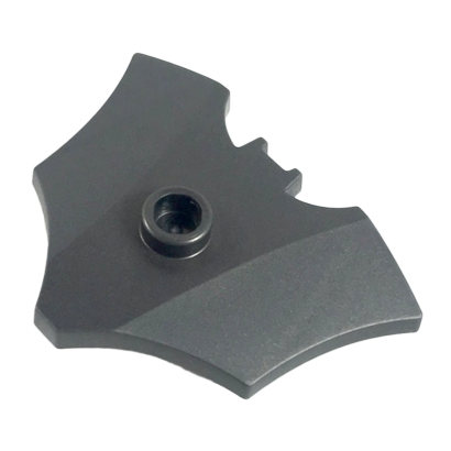 Зброя Lego Метальна 4шт Batarang Shield Size with Stud on Front 37720a 6236812 Pearl Dark Grey Б/У - Retromagaz