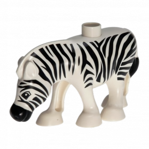 Фигурка Lego Animals Zebra Smooth White Mane Duplo bb0794pb01 White Б/У - Retromagaz