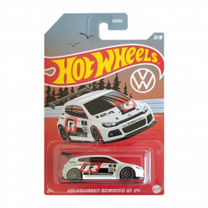 Тематическая Машинка Hot Wheels Volkswagen Scirocco GT 24 Volkswagen 1:64 HDH42 White