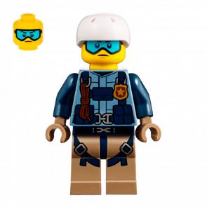 Фігурка Lego Police 973pb3029 Mountain Officer Male City cty0853 Б/У - Retromagaz