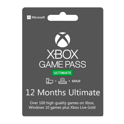 Подписка Microsoft Xbox Series Game Pass Ultimate 12 Месяцев Новый - Retromagaz