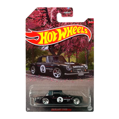 Тематична Машинка Hot Wheels Nissan Fairlady 2000 Japanese Classics 1:64 HLK14 Black - Retromagaz