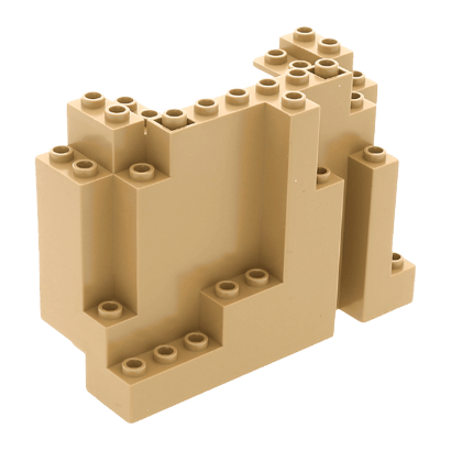 Скала Lego Панель Rectangular 4 x 10 x 6 6082 60052 6037837 6143428 Dark Tan Б/У - Retromagaz