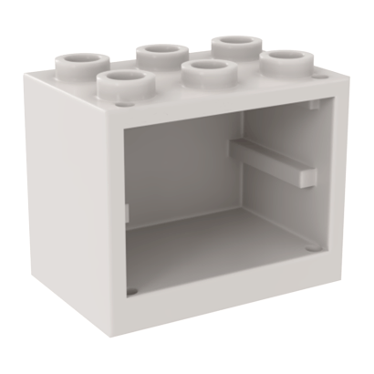 Ємність Lego 4шт Cupboard 2 x 3 x 2 4532b 92410 4610112 Light Bluish Grey Б/У - Retromagaz