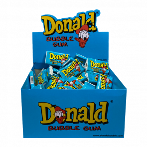 Набір Жувальна Гумка Donald Bubble Gum Blue 4,5g 100шт