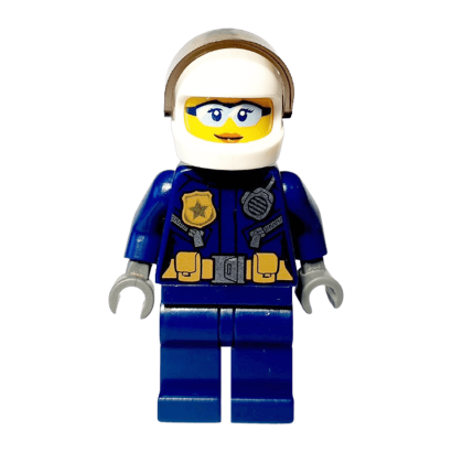 Фигурка Lego Police 973pb2606 Helicopter Pilot Female City cty0733 1 Б/У - Retromagaz