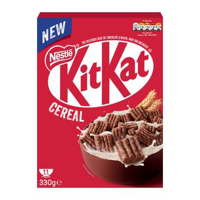 Сухий Сніданок Nestle Kit Kat Cereal 330g - Retromagaz