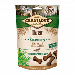 Лакомства для Собак Carnilove Dog Crunchy Snack Duck with Rosemary 200g - Retromagaz