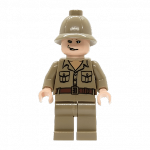 Фигурка Lego Indiana Jones Rene Belloq Dark Tan Jacket Films iaj009 Б/У - Retromagaz