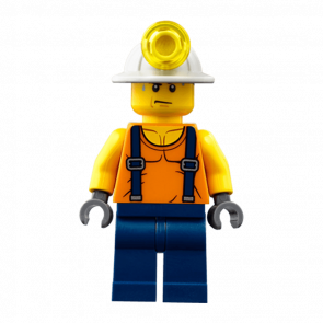 Фигурка Lego Construction 973pb2922 Miner Mining Helmet Sweat Drops City cty0847 Б/У - Retromagaz