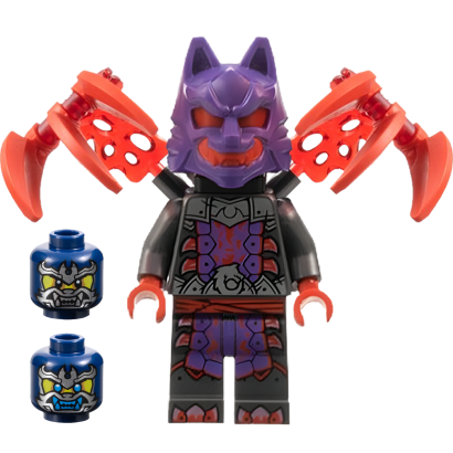 Фігурка Lego Wolf Clan Wolf Mask Warrior Energy Claws Ninjago njo899 Б/У - Retromagaz