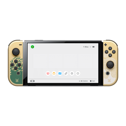 Консоль Nintendo Switch OLED Model HEG-001 The Legend of Zelda: Tears of the Kingdom Limited Edition 64GB Gold Б/У - Retromagaz