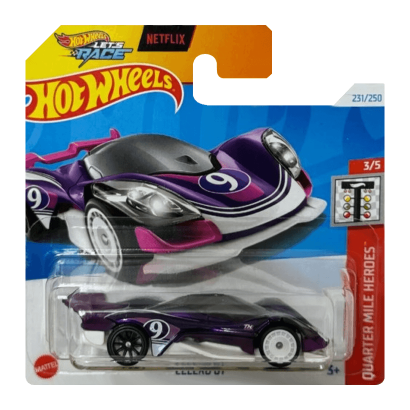 Машинка Базовая Hot Wheels Celero GT Super Treasure Hunt STH Quarter Mile Heroes 1:64 HTF42 Purple - Retromagaz