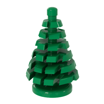 Растение Lego Дерево Pine Small 2 x 2 x 4 2435 243528 6268823 Green Б/У - Retromagaz