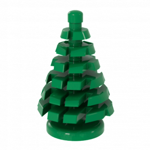 Растение Lego Дерево Pine Small 2 x 2 x 4 2435 243528 6268823 Green Б/У