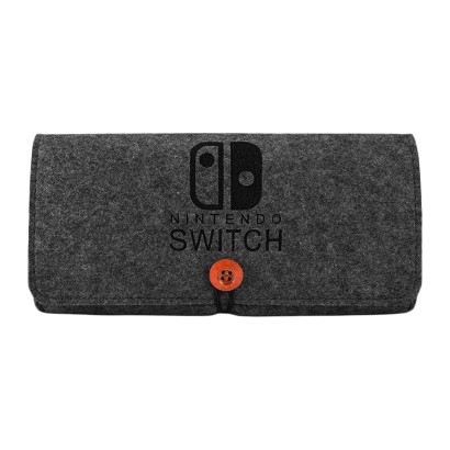 Чехол Мягкий RMC Switch OLED Model Lite Soft Bag with Logo Dark Grey Новый - Retromagaz