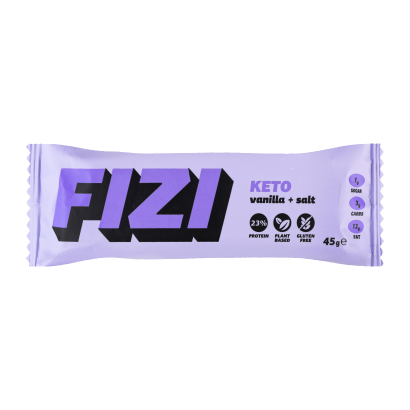 Батончик Fizi Протеиновый Keto Vanilla & Salt 45g - Retromagaz