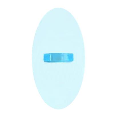 Оружие Lego Щит 2шт Minifigure Shield Elliptical 92747 30947 6028411 6188866 Trans-Light Blue Б/У - Retromagaz