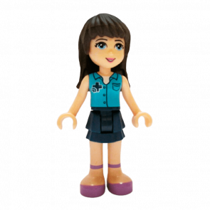 Фигурка Lego Girl Sophie Dark Blue Skirt Friends frnd159 Б/У