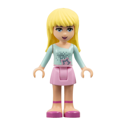 Фигурка Lego Girl Stephanie Bright Pink Skirt Friends frnd003 Б/У - Retromagaz