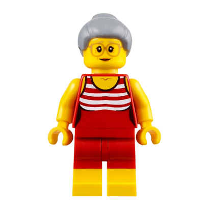 Фігурка Lego People 973pb2733 Beachgoer City cty0766 Б/У - Retromagaz