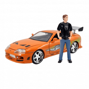 Машинка Jada 1995 Toyota Supra з Фігуркою Брайана 1:24 Orange