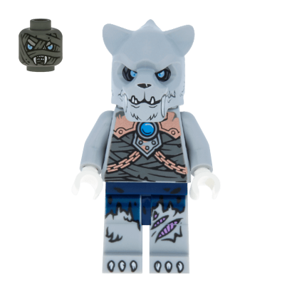 Фигурка Lego Saber-Tooth Tiger Tribe Warrior 2 Legends of Chima loc126 Б/У - Retromagaz