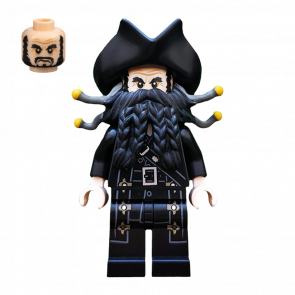 Фигурка Lego Pirates of the Caribbean Blackbeard Films poc007 Б/У - Retromagaz