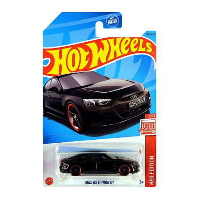 Машинка Базовая Hot Wheels Audi RS E-Tron GT Red Edition 1:64 HKL59 Black - Retromagaz