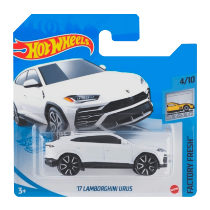 Машинка Базова Hot Wheels '17 Lamborghini Urus Factory Fresh 1:64 GTB95 White - Retromagaz