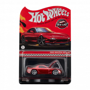 Машинка Premium Hot Wheels 1993 Mazda RX-7 R1 Red Line Club RLC 1:64 HWF04 Red - Retromagaz