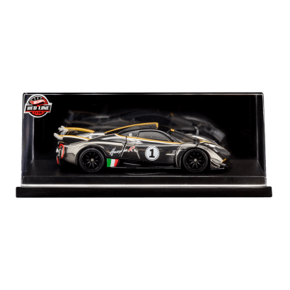 Машинка Premium Hot Wheels '21 Pagani Huayra R Red Line Club RLC 1:64 HMY25 Silver - Retromagaz