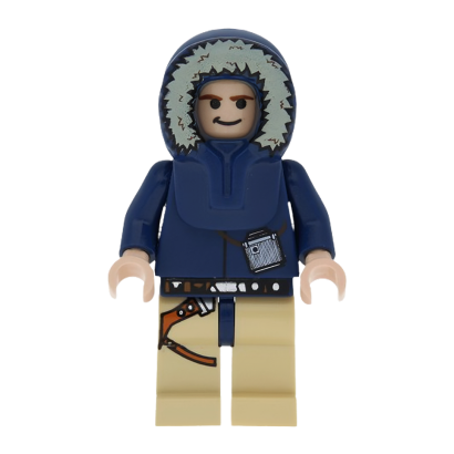 Фигурка Lego Повстанец Han Solo Light Nougat Parka Hood Star Wars sw0253 Б/У - Retromagaz